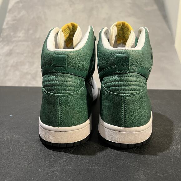 Nike Dunk Premium High Mens 12 White Pine Green 317891-131 Athletic Sneakers main image 5